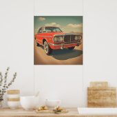 Klassisches Auto Poster (Küche)