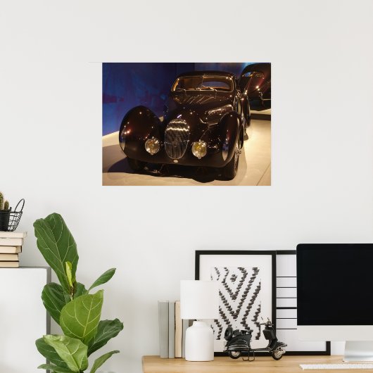 Klassisches Auto Poster (Heimbüro)