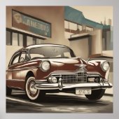 Klassisches Auto Poster (Vorne)