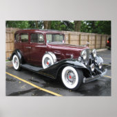 Klassisches Auto Poster (Vorne)