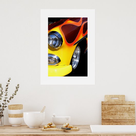 Klassisches Auto-Poster Poster (Küche)