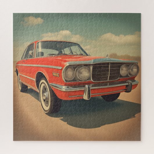 Klassisches Auto Poster Puzzle (Vertikal)