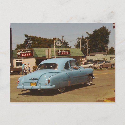 Klassisches Auto Postkarte (Vorderseite)