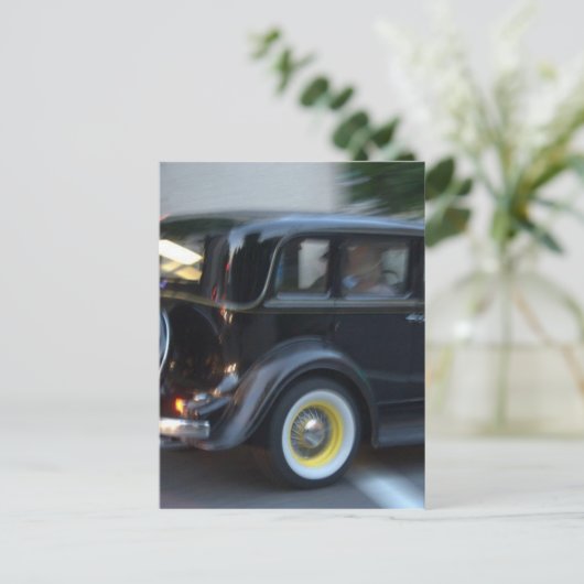 klassisches Auto Postkarte (Stehend Vorderseite)