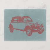Klassisches Auto Postkarte (Vorderseite)