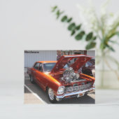 Klassisches Auto Postkarte (Stehend Vorderseite)