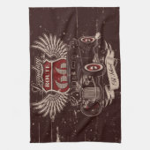 Klassisches Auto Retro Design Küchenhandtuch Geschirrtuch (Vertikal)