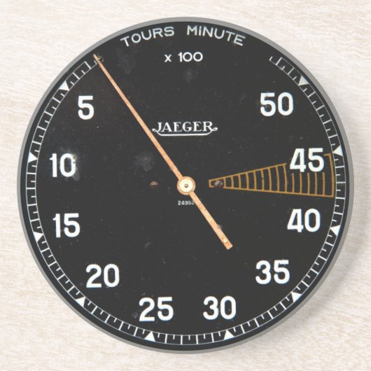 Klassisches Auto rev entgegengesetzt, Vintages Getränkeuntersetzer (Vorne)