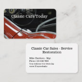 Klassisches Auto-Thema Visitenkarte (Vorne/Hinten)
