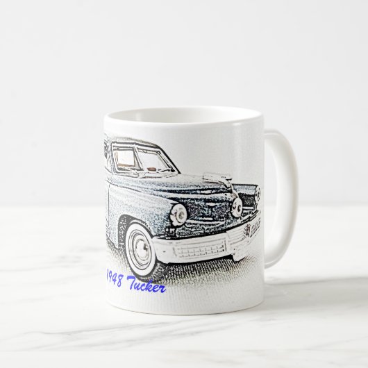 Klassisches Auto Tucker 1948 Kaffeetasse (VorderseiteRechts)