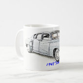 Klassisches Auto Tucker 1948 Kaffeetasse (Vorderseite Links)