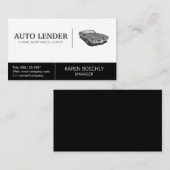 Klassisches Auto Visitenkarte (Vorne/Hinten)