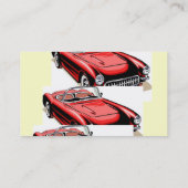 Klassisches Auto Visitenkarte (Rückseite)