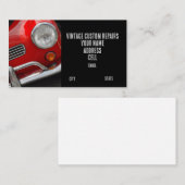 Klassisches Auto Visitenkarte (Vorne/Hinten)