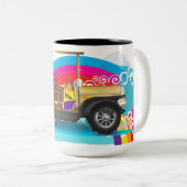 Klassisches Auto Zweifarbige Tasse (VorderseiteRechts)