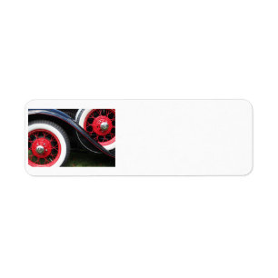 Klassisches AutoAdressen-Etikett