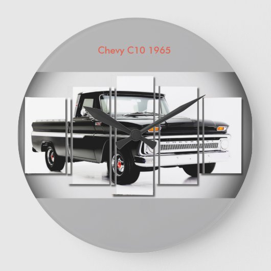 Klassisches Autobild für die Runde-Große-Wand-Uhr Große Wanduhr (Vorderseite)