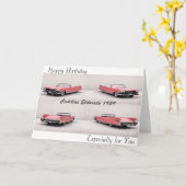 Klassisches Autobild für Geburtstag-Grußkarte Karte (Gelbe Blume)