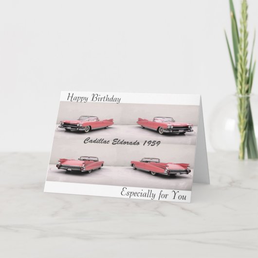 Klassisches Autobild für Geburtstag-Grußkarte Karte (Vorderseite)