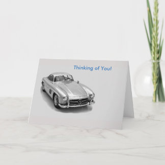 Klassisches Autobild für Get wohle Grußkarte Karte
