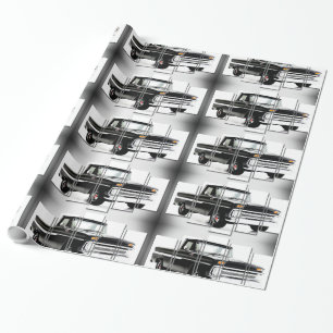 Klassisches Autobild für glänzendes Papier Geschenkpapier