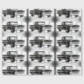 Klassisches Autobild für glänzendes Papier Geschenkpapier (Flach)