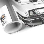 Klassisches Autobild für glänzendes Papier Geschenkpapier (Rolleneckpunkt)