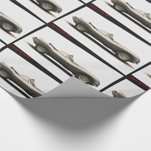 Klassisches Autobild für glänzendes Papier Geschenkpapier (Ecke)