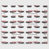 Klassisches Autobild für glänzendes Wrapping Paper Geschenkpapier (Flach)