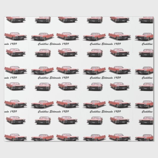 Klassisches Autobild für glänzendes Wrapping Paper Geschenkpapier (Flach)