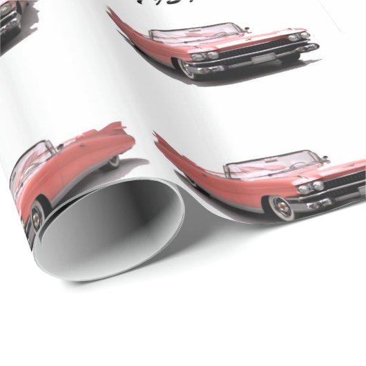 Klassisches Autobild für glänzendes Wrapping Paper Geschenkpapier (Rolleneckpunkt)