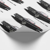 Klassisches Autobild für glänzendes Wrapping Paper Geschenkpapier (Ecke)