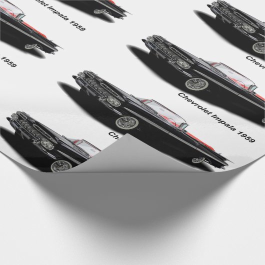 Klassisches Autobild für glänzendes Wrapping Paper Geschenkpapier (Ecke)