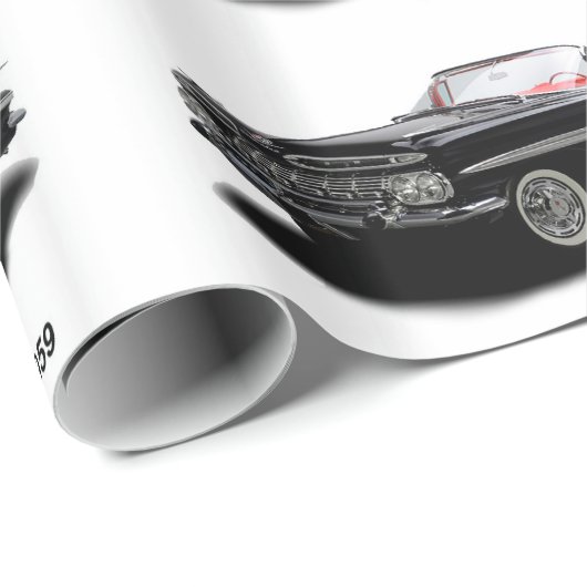 Klassisches Autobild für glänzendes Wrapping Paper Geschenkpapier (Rolleneckpunkt)