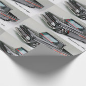Klassisches Autobild für Matte-Wrapping-Paper Geschenkpapier (Ecke)