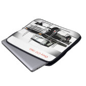 Klassisches Autobild für Neopren-Laptop-Sieb Laptopschutzhülle (Vorne Knopf)