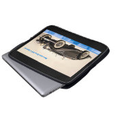 Klassisches Autobild für Neopren-Laptop-Sieb Laptopschutzhülle (Vorne Knopf)