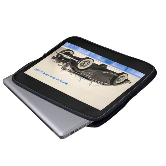 Klassisches Autobild für Neopren-Laptop-Sieb Laptopschutzhülle (Vorne Knopf)