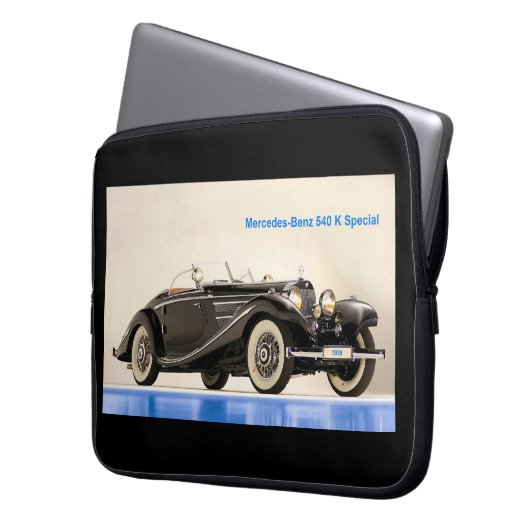 Klassisches Autobild für Neopren-Laptop-Sieb Laptopschutzhülle (Vorderseite Links)