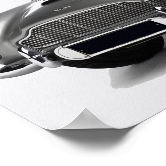 Klassisches Autobild für Plakate (Ecke)