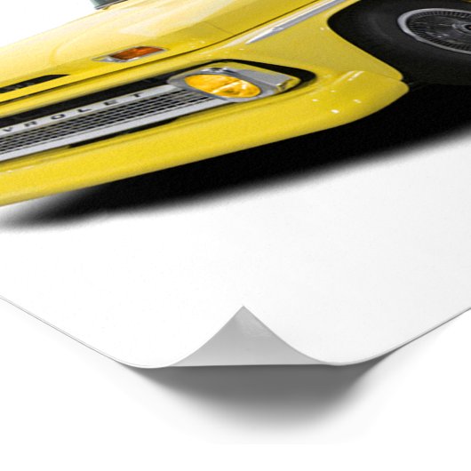 Klassisches Autobild für Plakate (Ecke)