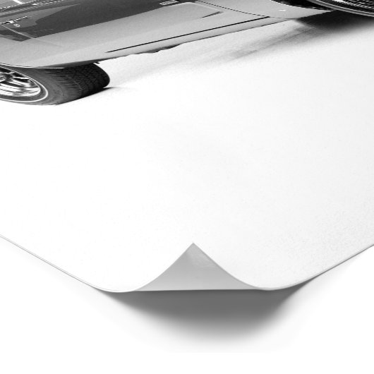 Klassisches Autobild für Poster (Ecke)