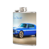Klassisches Autobild für Vinyl-Wrapped-Flask Flachmann (Links)
