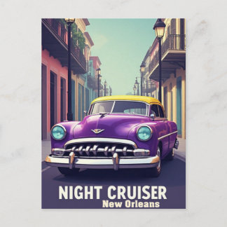Klassisches Automobil New Orleans Postkarte