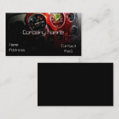 Klassisches Automobilgeschwindigkeitsmessgerät im Visitenkarte (Vorne/Hinten)