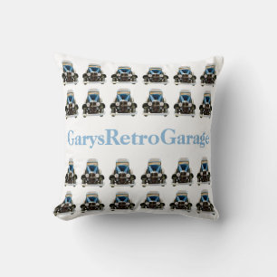 Klassisches Automuster #8 @ Garysretrogarage mit T Kissen
