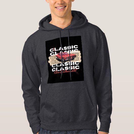 klassisches Automuster Hoodie (Vorderseite)