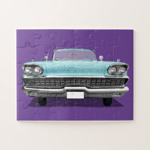KLASSISCHES AUTOPOWER BLUE PUZZZLE PUZZLE