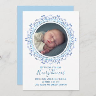 Klassisches Baby Boy Blue Foto