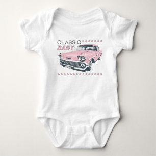 Klassisches Baby-Rosa Baby Strampler